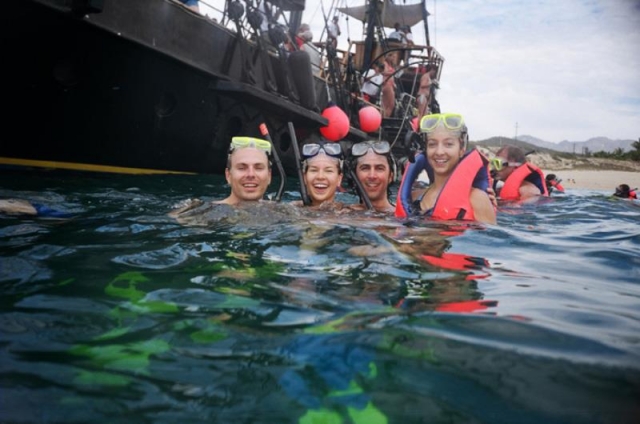 Snorkel con amigos